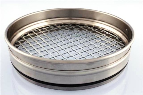 Stainless Steel Analytical test Sieve Ø300x50mm, perforation 10mm