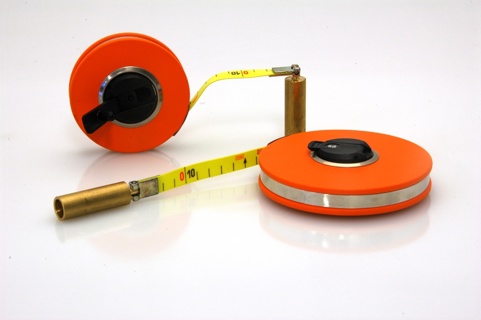 Kabellichtlot für Niveaumessung, L=5m (Messband + Tauchglocke)