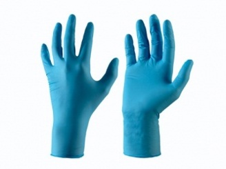 Disposable NITRIL handschoenen, GlovDisp 450, dispenser à 100 stuks. maat: LARGE (09)