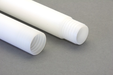 PE riser pipe 50x4.6 L=1m with internal- and external thread type III. Kiwa approved