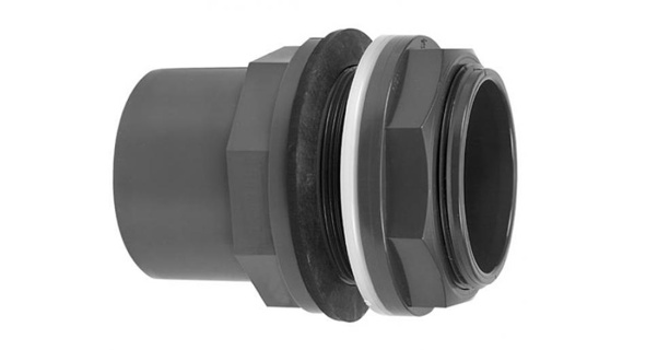 PVC tank connector 110/125xM133, EPDM seal