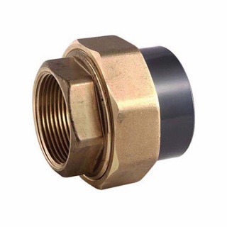 Adapter union PVC-Bronze 16 x 3/8" internal thread PN16