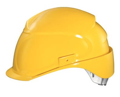 Safety helmets Airwing WR-S, rotary knob,color: yellow, EN397