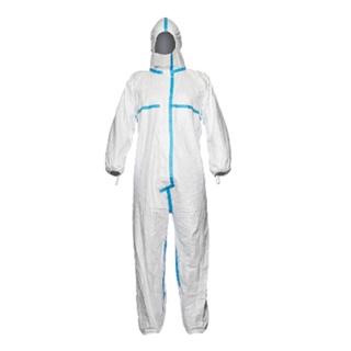 Overall Tyvek 600 Plus. Disposable. CE cat. 3, type 4/5/6. Color: white. Size: XXL