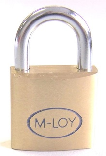 M-loy padlock brass AN400 GS40