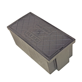 Plastic cobbled street protection box 100x205mm 'Peilbuis' - 'VRM'