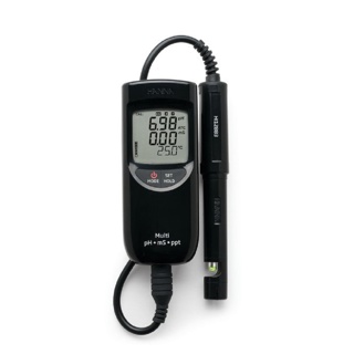 pH/EC/TDS/°C-Handmessgerät (bis 20 mS) HI-991301