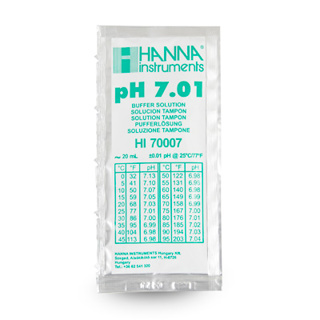 pH 7.01 buffer sachets 25 pieces of 20ml each HI-70007P