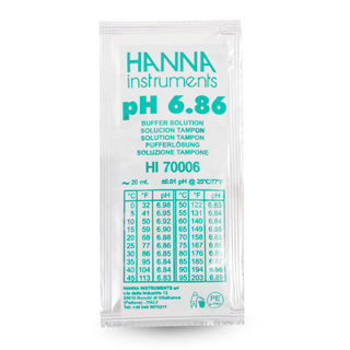Conductivity solution pH 6.86 25 sachets à 20ml HI-70006P