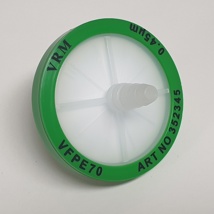 Inline filter 0,45µm 26cm² met geribbelde slangpilaren