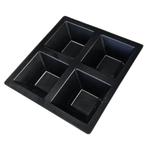 Oil detection pan. 4 compartments