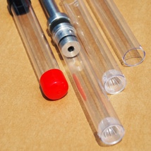 PET-G sampling tube 35x1.3 L=24cm with core-catcher
