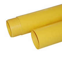 High impact-resistant casing 90 right-hand thread L=1m (direct thread), direct thread