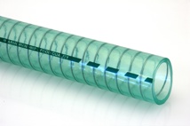 Armorvin HNP flexible PVC suction/delivery hose with steel spiral. 40x6.5 L=30m